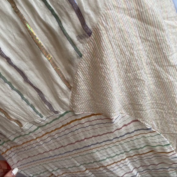 Anthro/Akemi + Kin Metallic Swing Dress - Picture 6 of 7